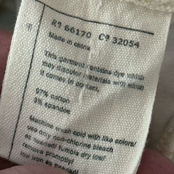 Anthropologie Pilcro and the Letterpress Low Rise Jeans White Size 25 - Picture 7 of 11